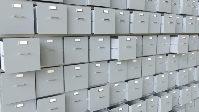 Abstract image of boxes for data collection