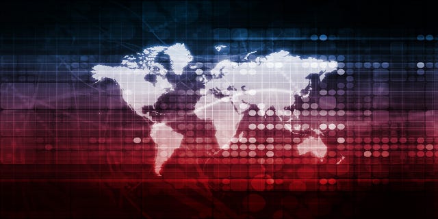 Global supply chain concept art 
