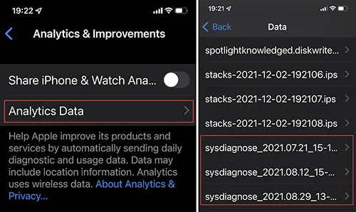 Analytics Options on iOS