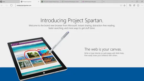 Microsoft 'Project Spartan': Hands-On Demo