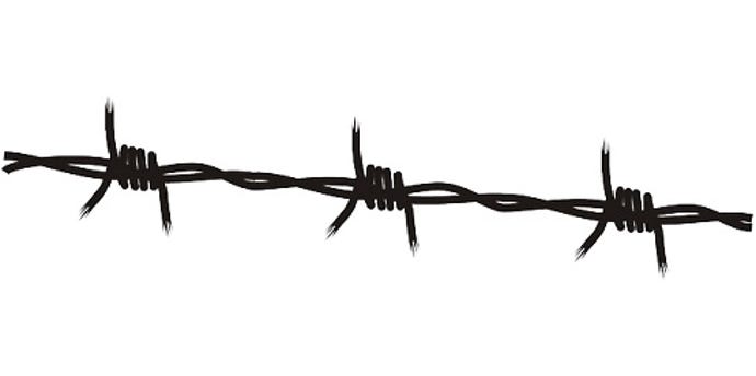 barbed wire