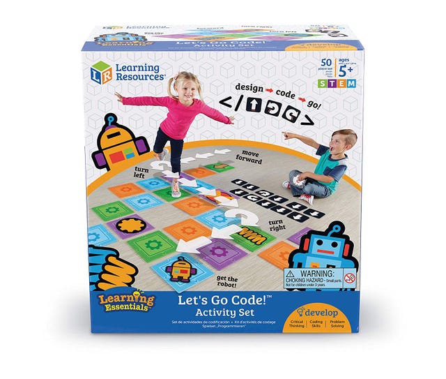 Let’s Go Code Activity Set    Price: $26.71  Ages: 5-10 years old 