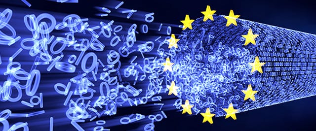 EU GDPR Bits and Bytes in Data Stream