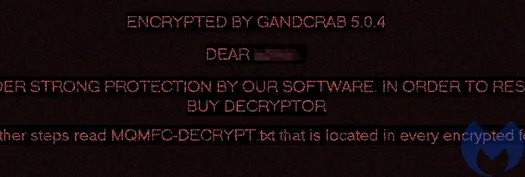 GrandCrab ransom email\r\n(Source: Malwarebytes)\r\n