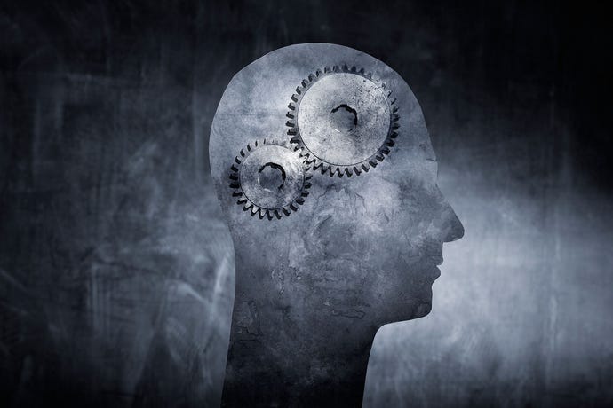 Gears inside head