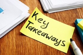 Takeaway on Post-IT note