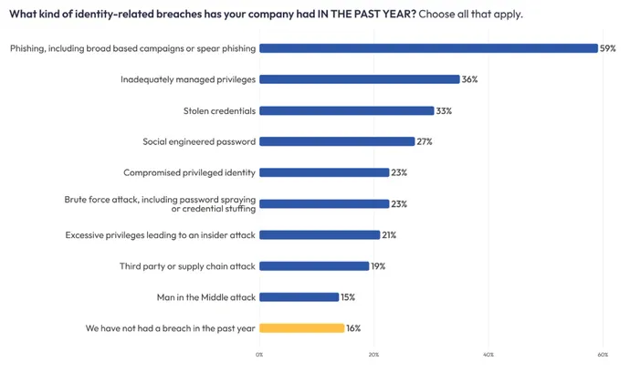 IDSA chart in managing identities
