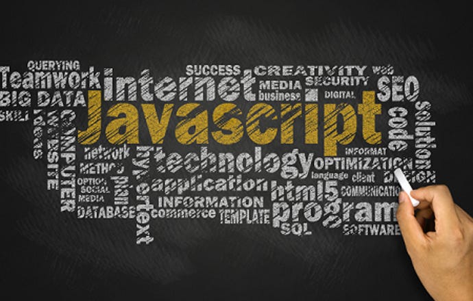 Word cloud with javascript in center.