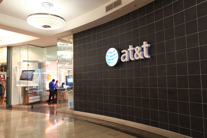 AT&T wireless storefront
