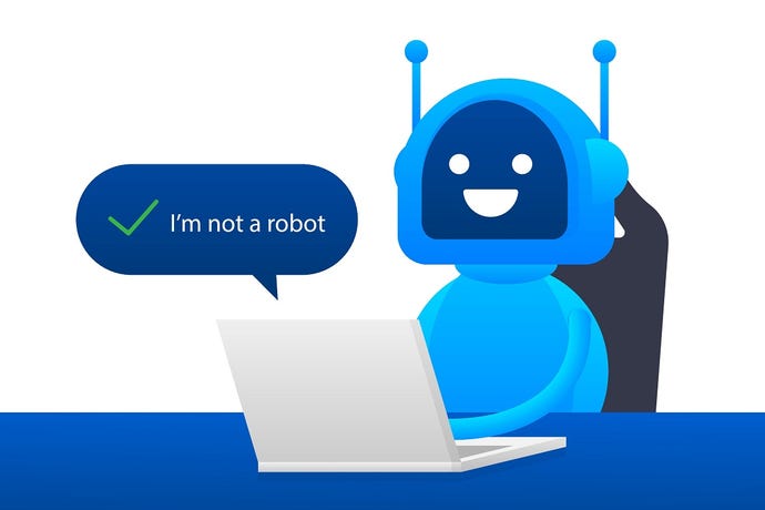 Robot clicks "I am not a robot" CAPTCHA
