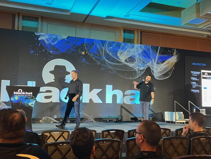 The Black Hat Asia 2023 NOC team on stage.