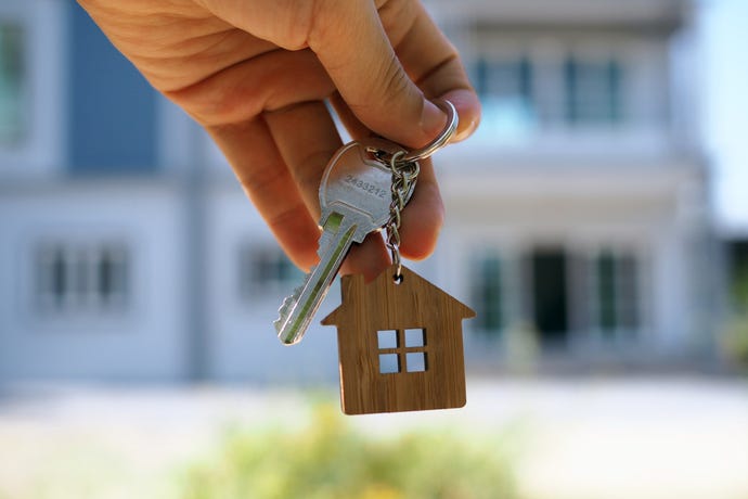 Image of keys to a home