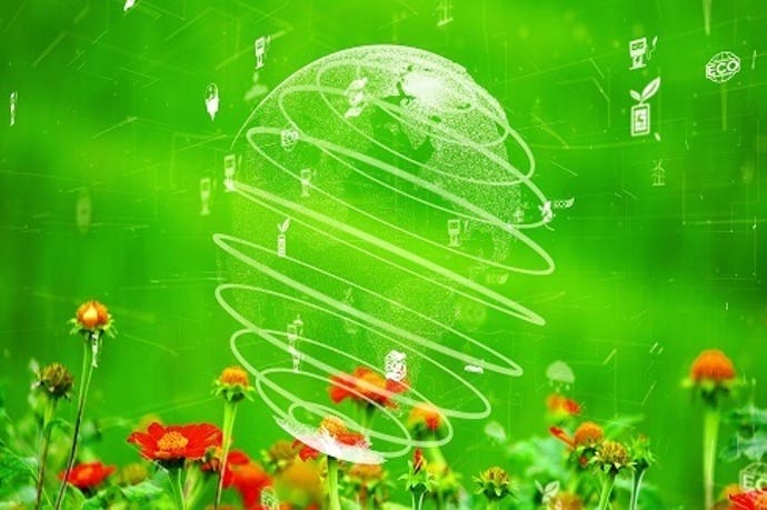 green earth energy concept