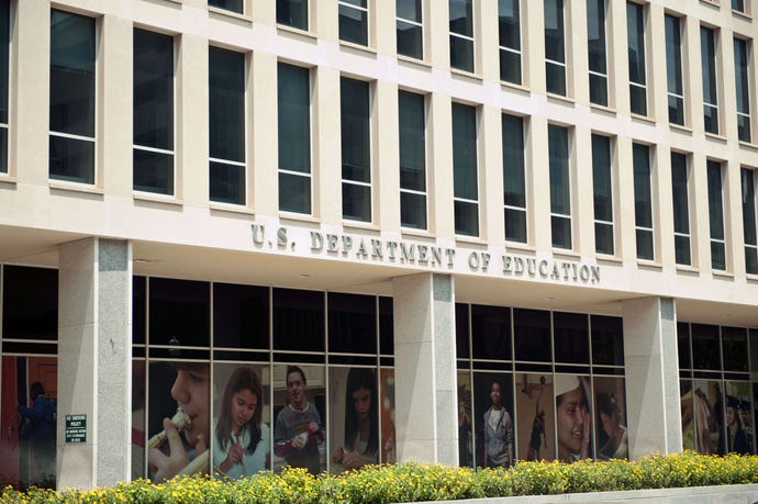 US Department of Education building in Washington, DC