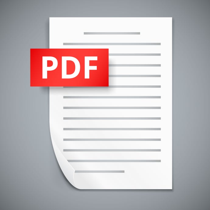 PDF file icon image