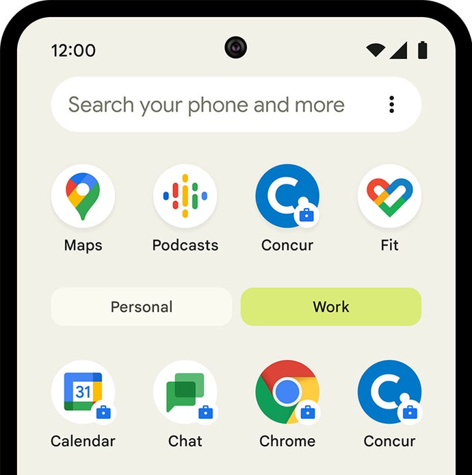 home screen for android phone