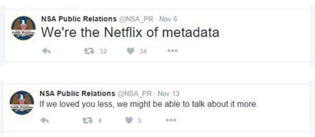 NSA public relations: @NSA_PR 