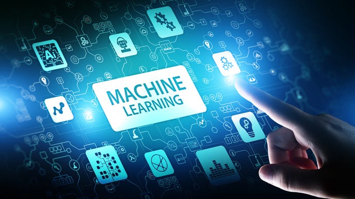 Machine Deep learning algorithms, Artificial intelligence (AI), Automation and modern technology in business as concept.