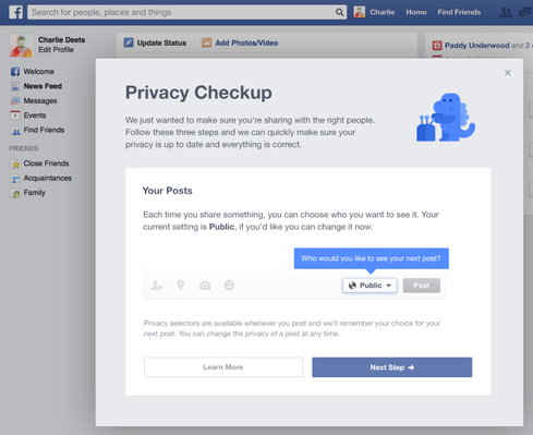 facebook photo privacy change