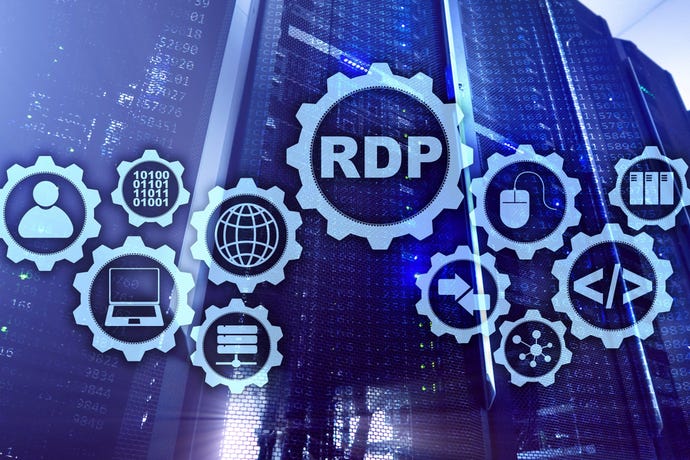 RDP terminal services background