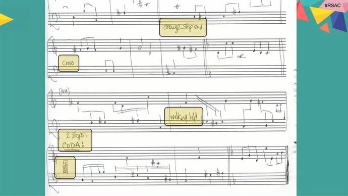 Directions disguised as music notation