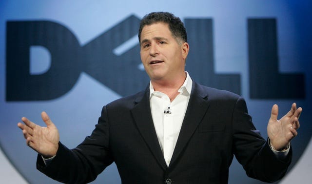 Michael Dell predicted the fall of Apple.