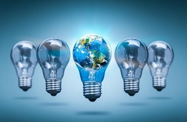 lightbulbs and ideas