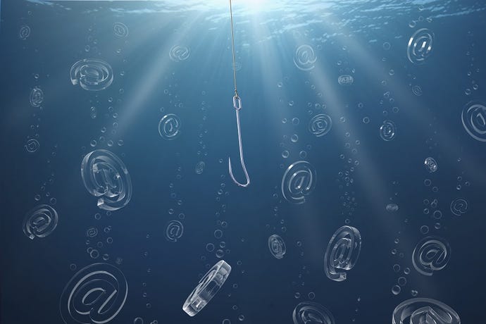 Fish hook in a digital ocean
