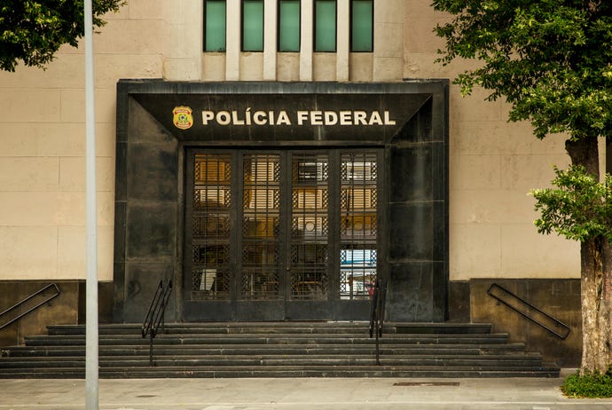 Image of federal police station in brazil