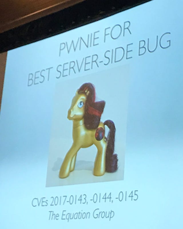 Best Server-Side Bug: CVEs 2017-0143, -0144, -0145 (The Equation Group)
