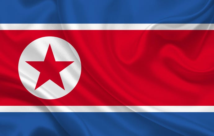 an image of North Korea's flag