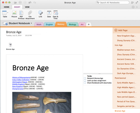 onenote for mac print issue