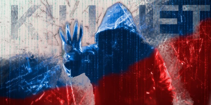Russian killnet hacker group concept