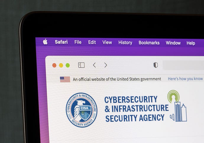 Image of CISA screen