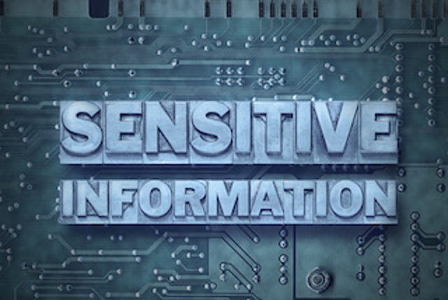 Identify the Company's Most Sensitive Data