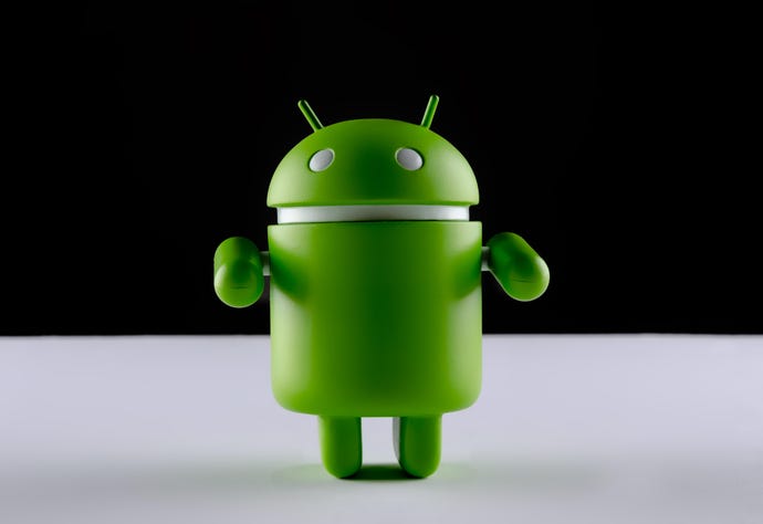 green google android mascot