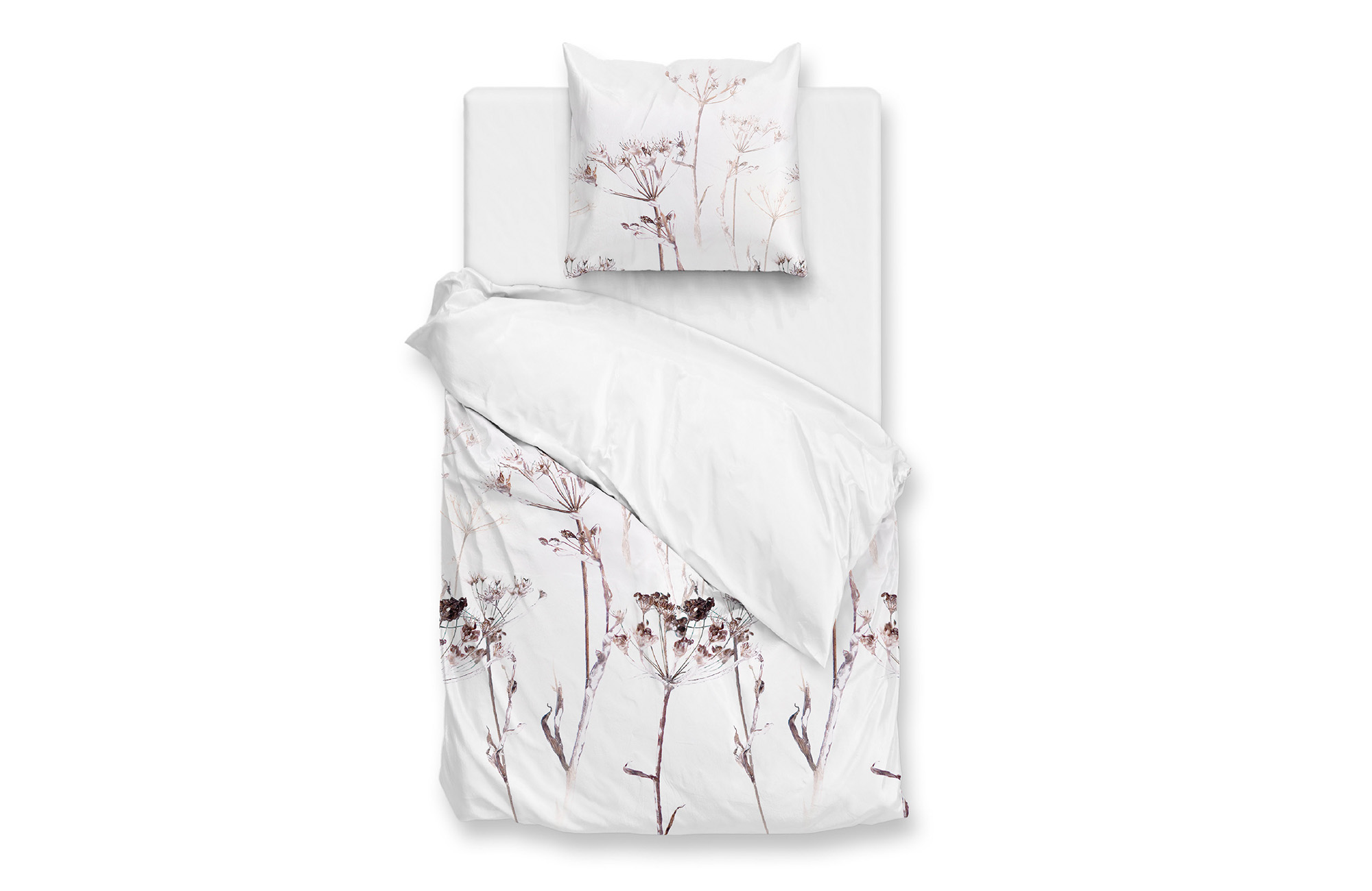 Zohome Rami Dekbedovertrek - Tweepersoons - 200x200/220 cm - White