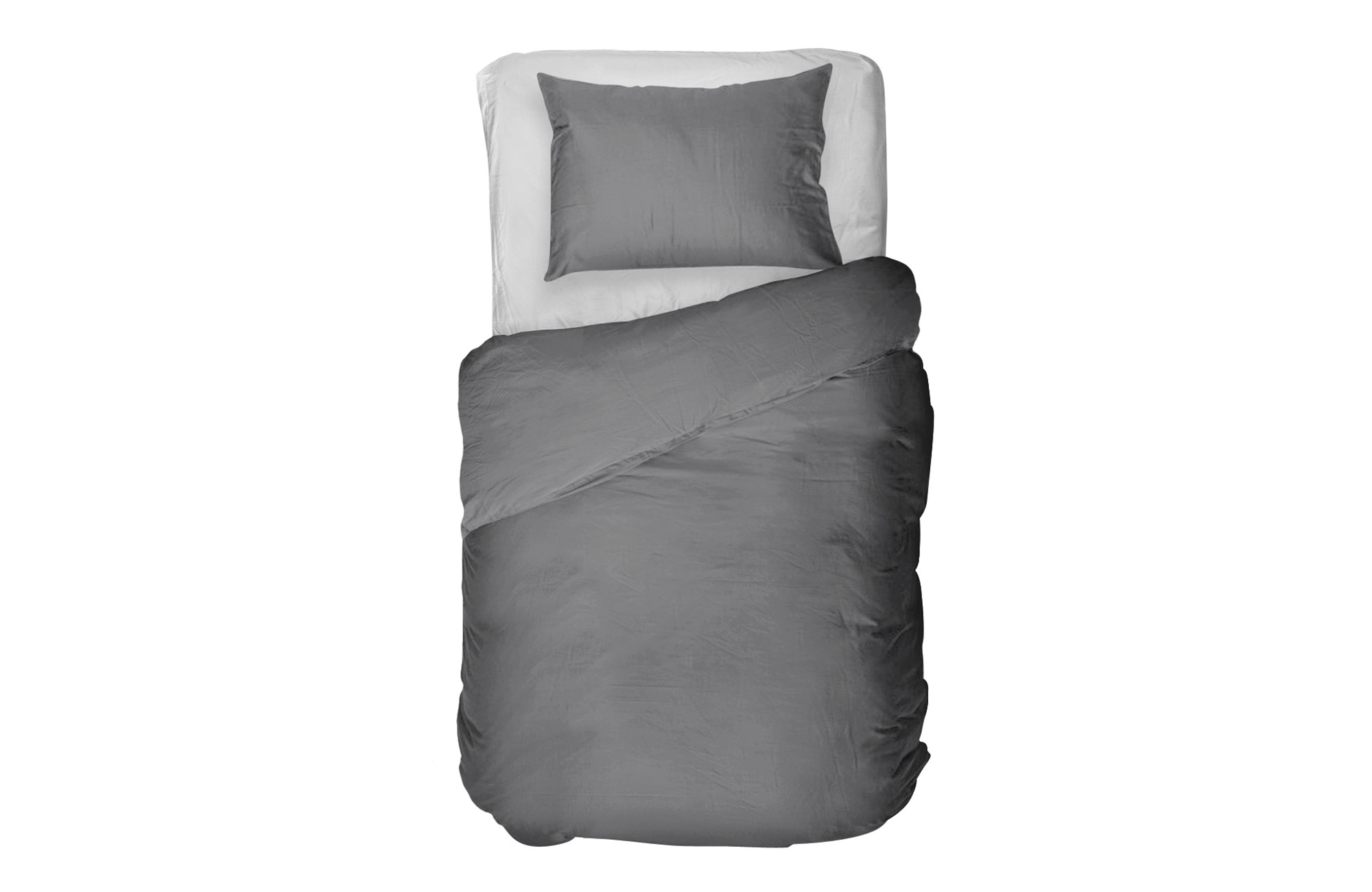 Kayori Naka Dekbedovertrek Anthracite | Swiss Sense