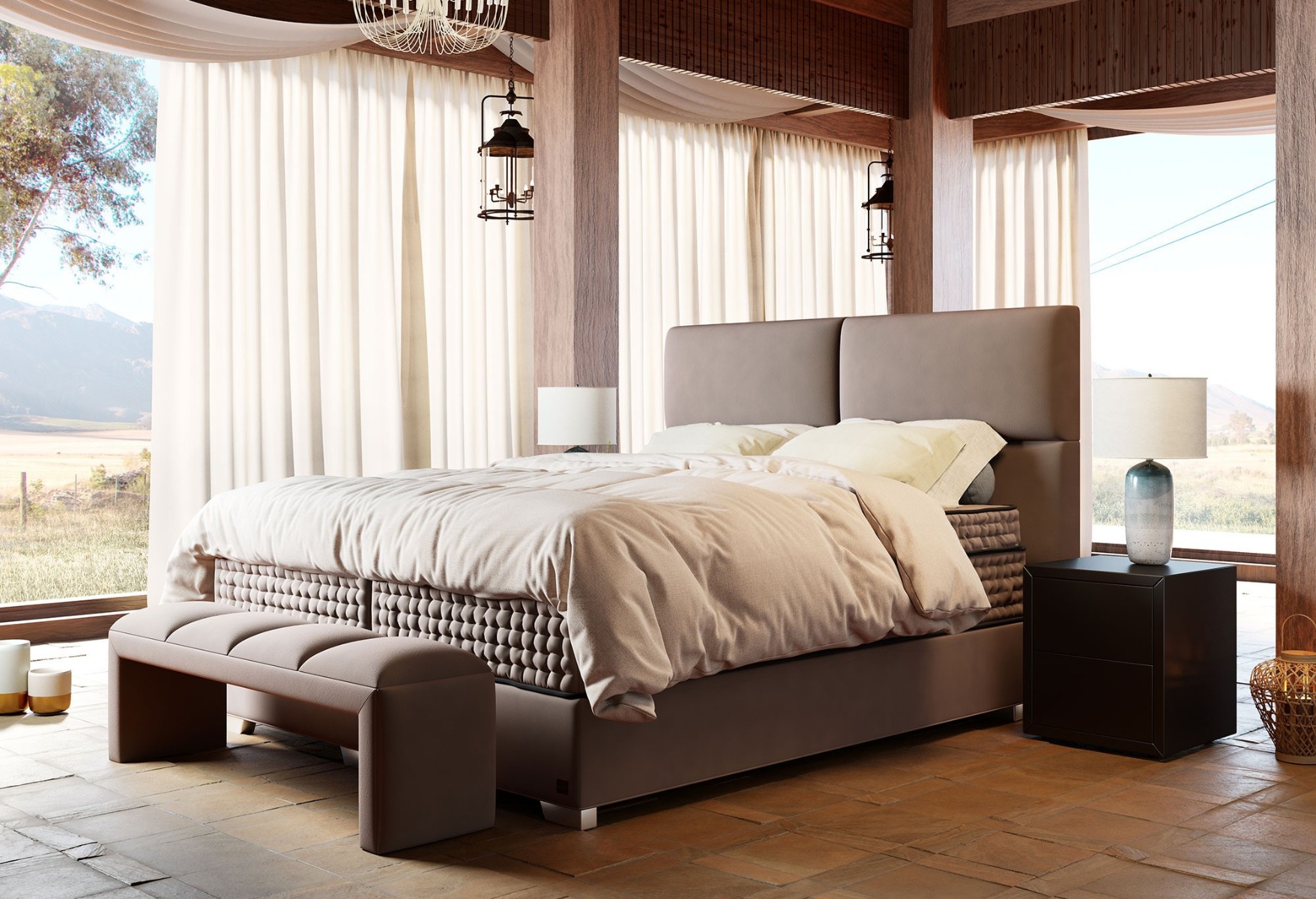 Royal Box Spring Boxspring Royal Serengeti | Swiss Sense
