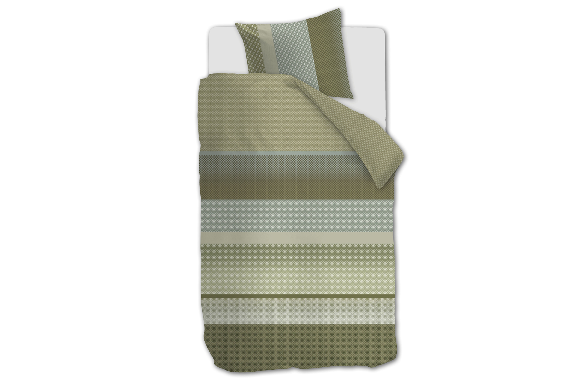 Beddinghouse Marthe Dekbedovertrekset Green | Swiss Sense