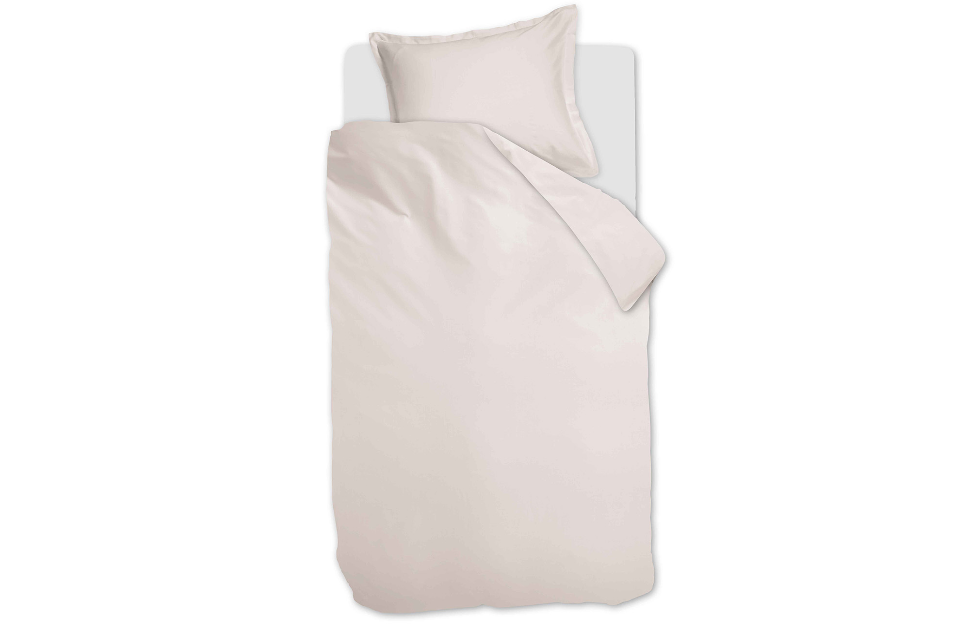 Ambiante Satin Dekbedovertrek Uni Off-white | Swiss Sense