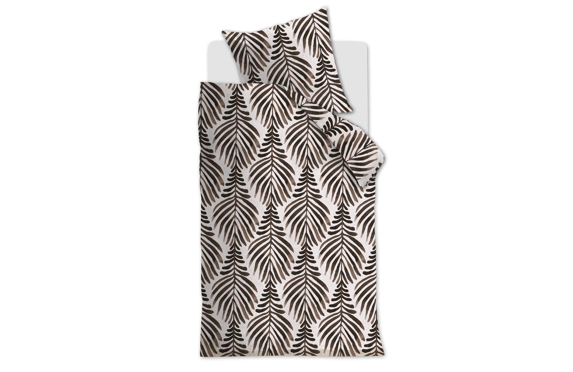 Vtwonen Bold Feathers dekbedovertrek - Lits-Jumeaux - 240x200/220 - Zand