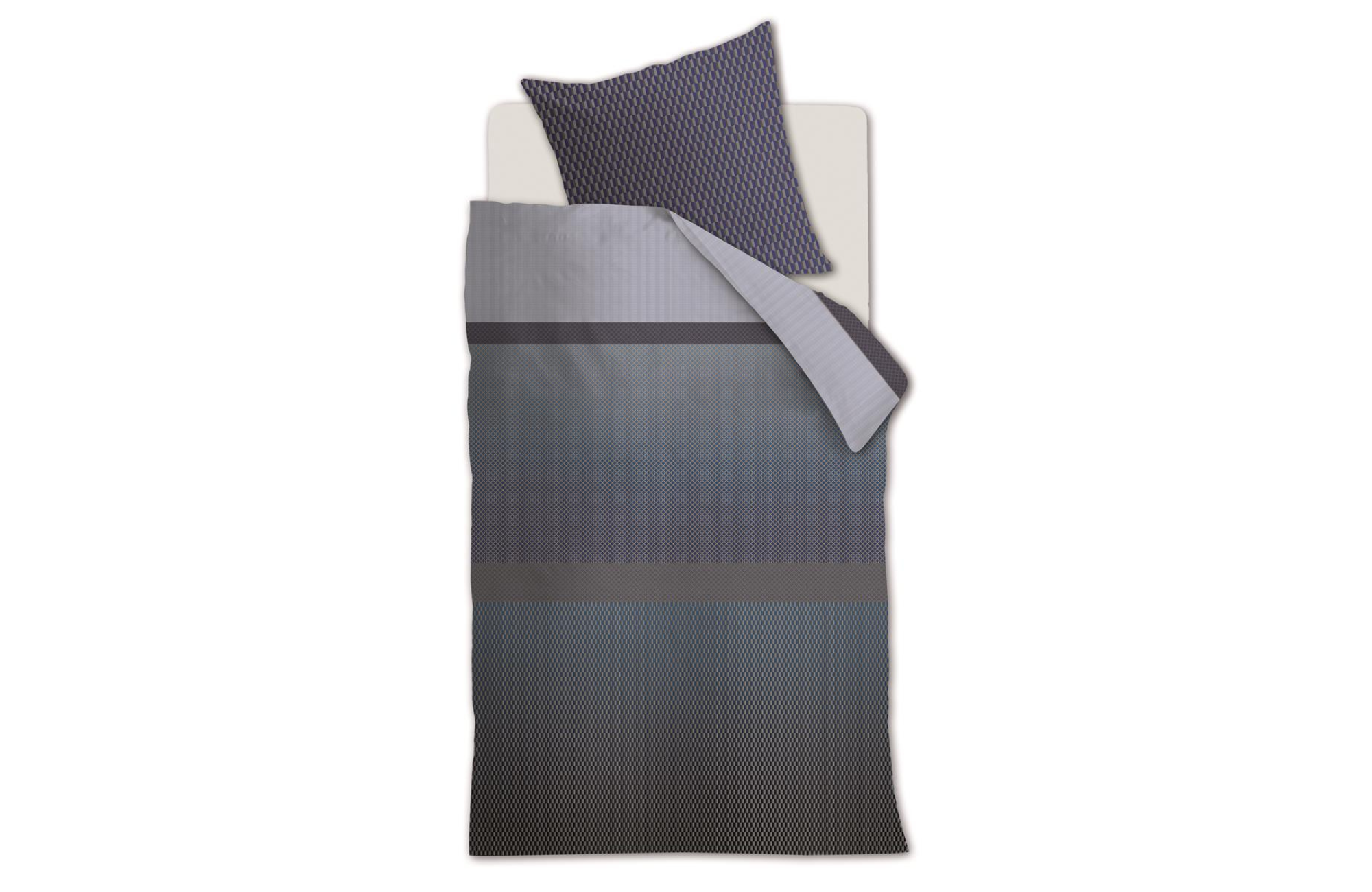 Kardol Sashiko Dekbedovertrek Blue Grey | Swiss Sense