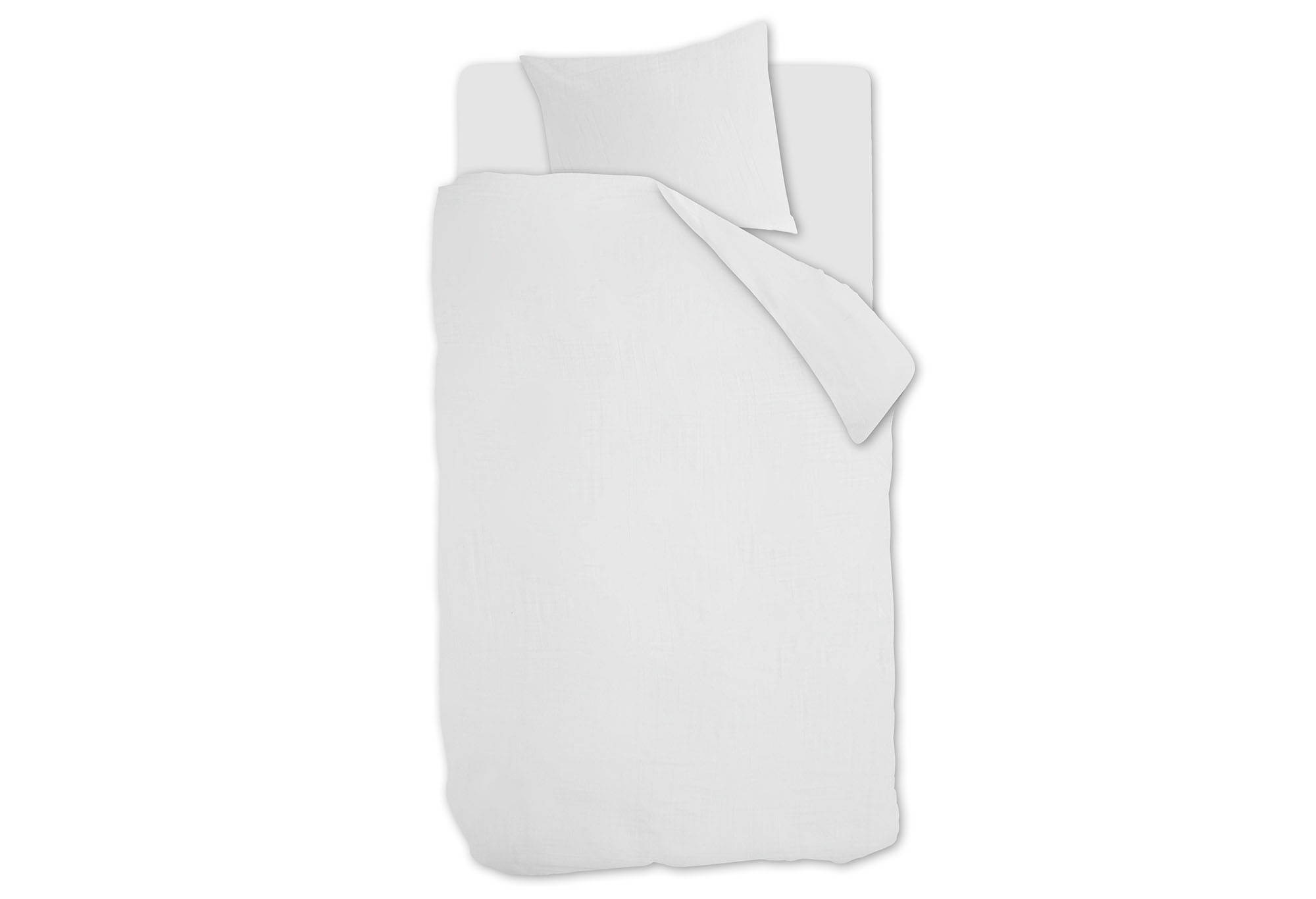 Beddinghouse Pure - Dekbedovertrek - Lits-jumeaux - 240 x 200/220 cm - Wit