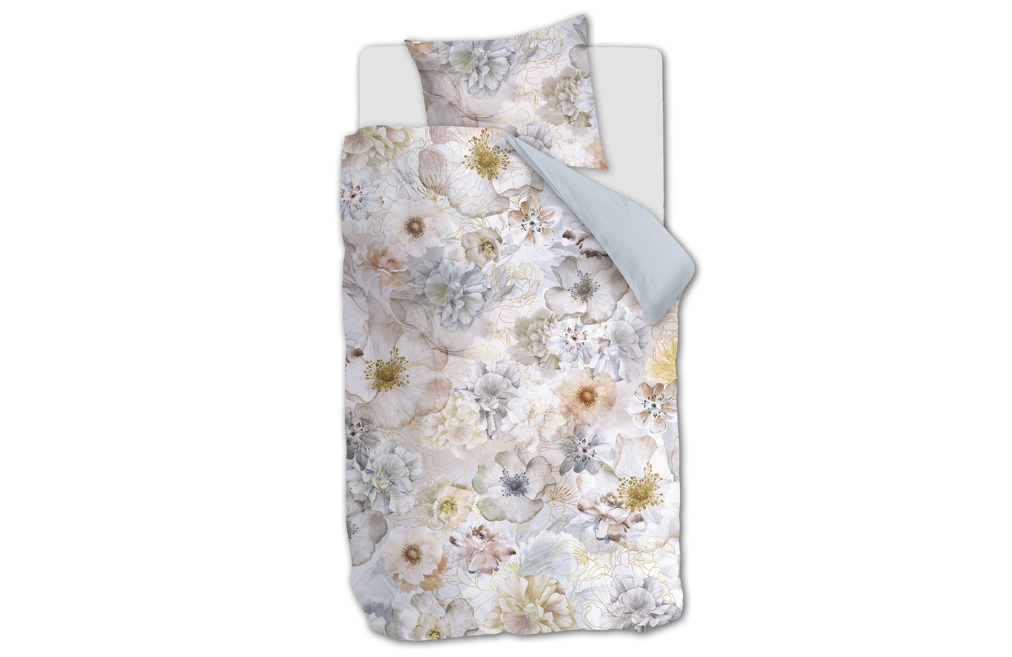 Dekbedovertrekset Kelmscott natural | Swiss Sense