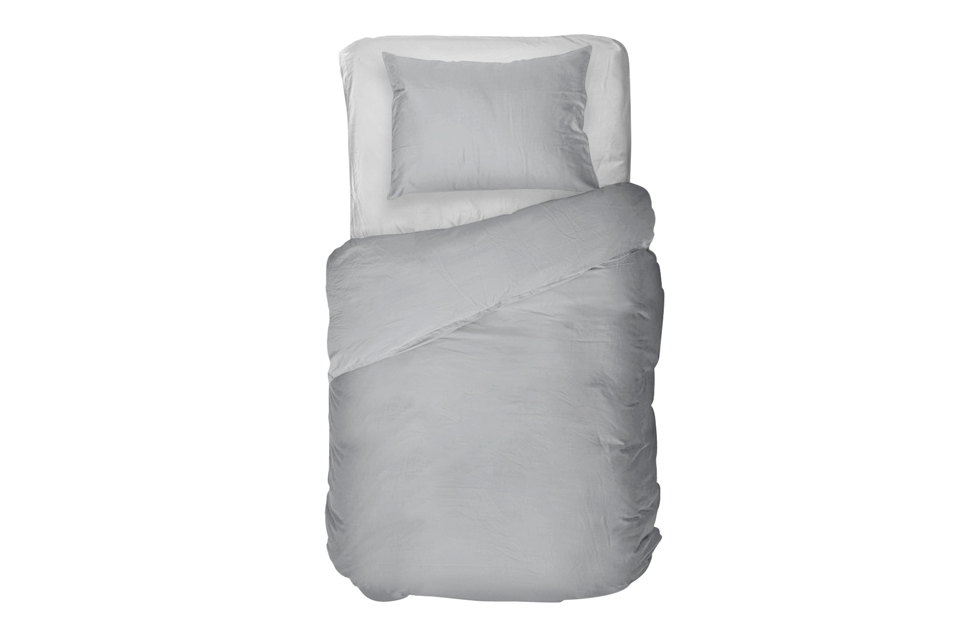 Kayori Senju Dekbedovertrek Silver Grey | Swiss Sense