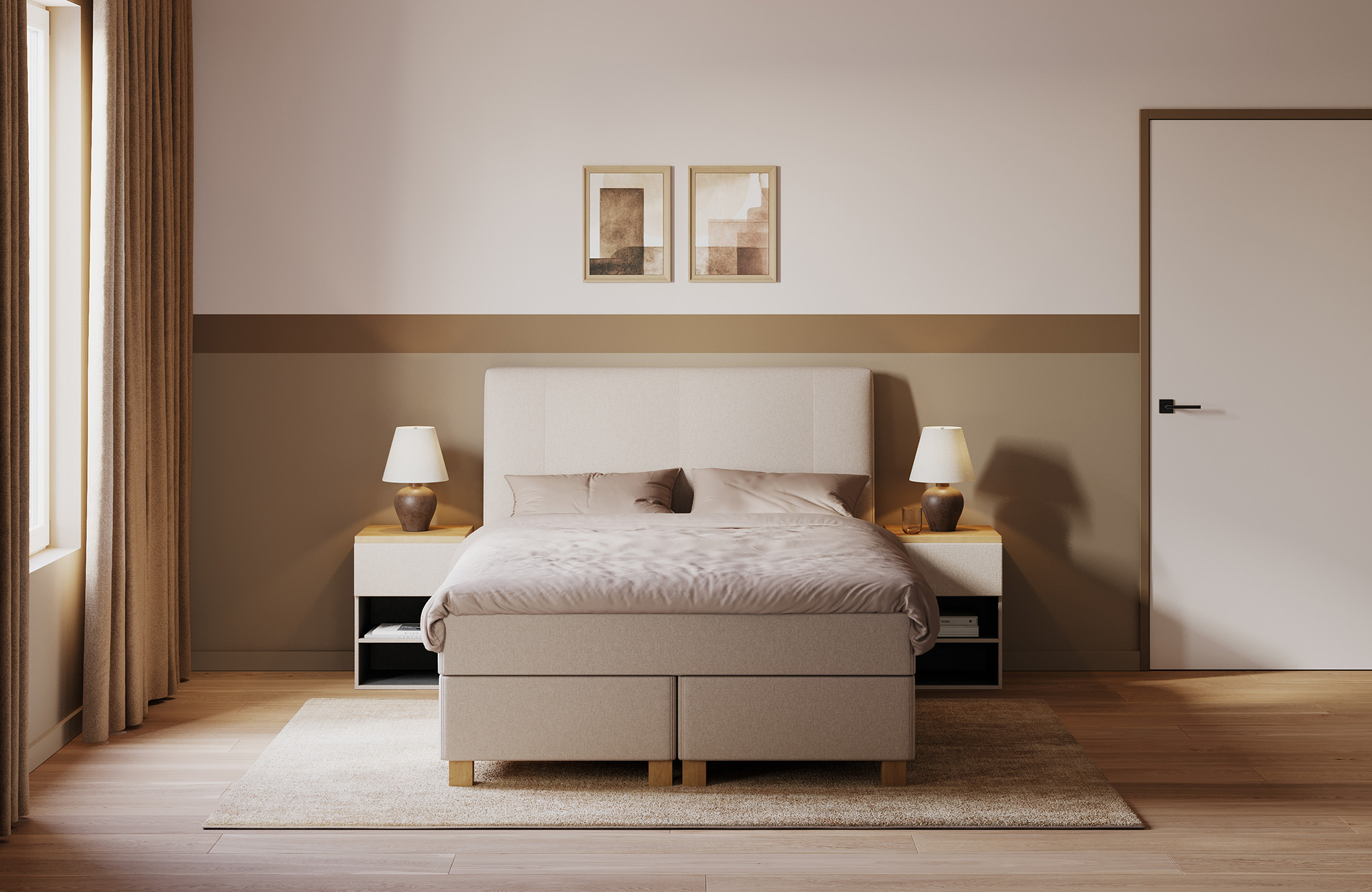Boxspring Essence Arc - Snel leverbaar | Swiss Sense