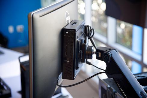 Dell offers a variety of mounting accessories to help customers take advantage of the OptiPlex Micro's small size. 