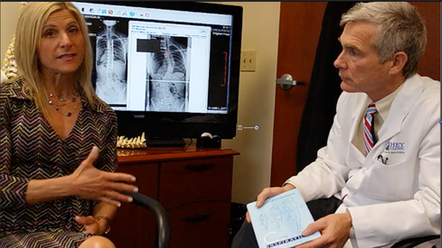 Dr. Lloyd Hey designed his own EHR software. Here he chats with Marcia Delbarone, author of Curved Inspirations, about families facing the life-long effects of scoliosis. (Source: The Hey Clinic.)