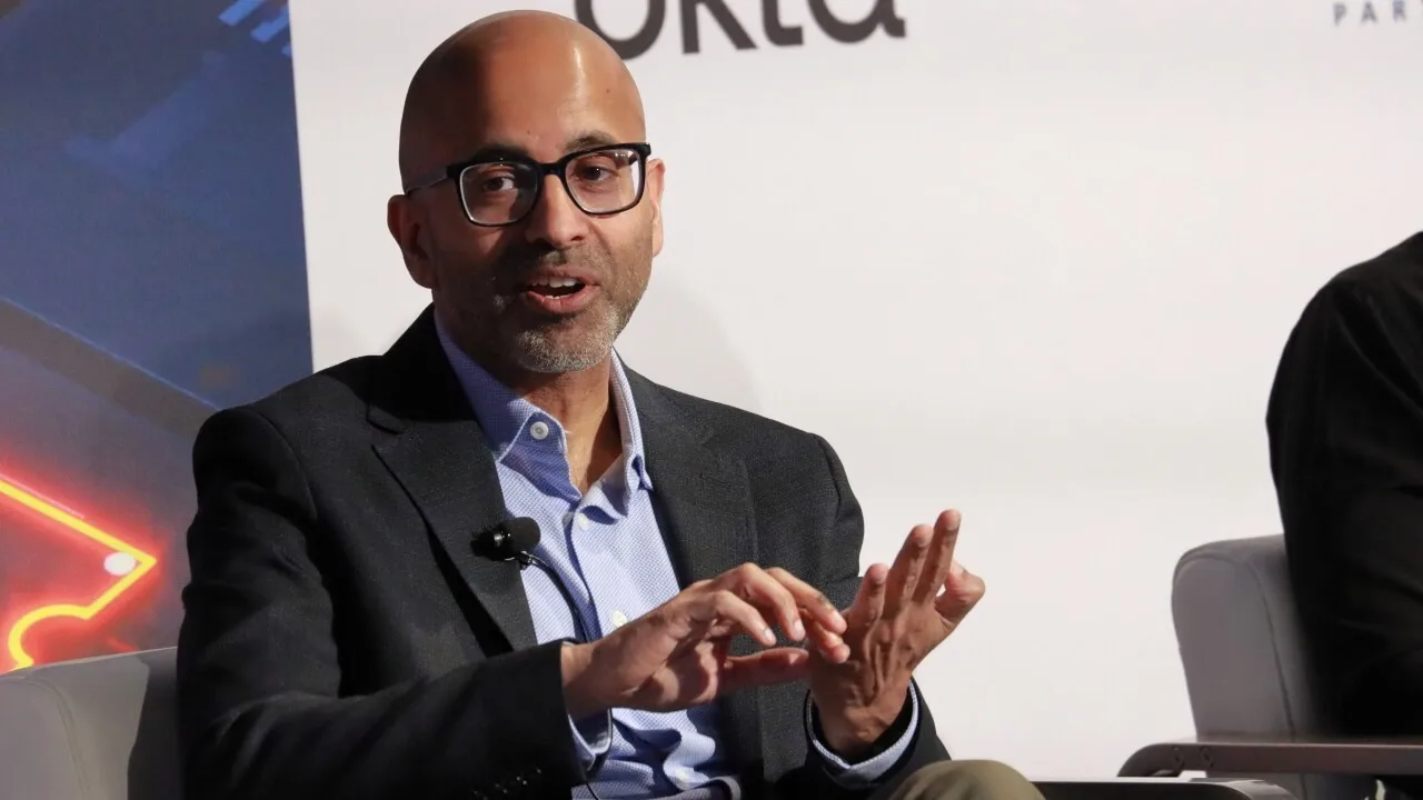 Paramount CIO Lakshman Nathan speaks at the Momentum AI conference in April 2026. Paramount CIO Lakshman Nathan speaks at the Momentum AI conference in April 2026.